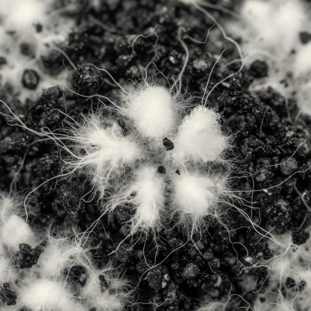 Jack Frost — makro grzybni