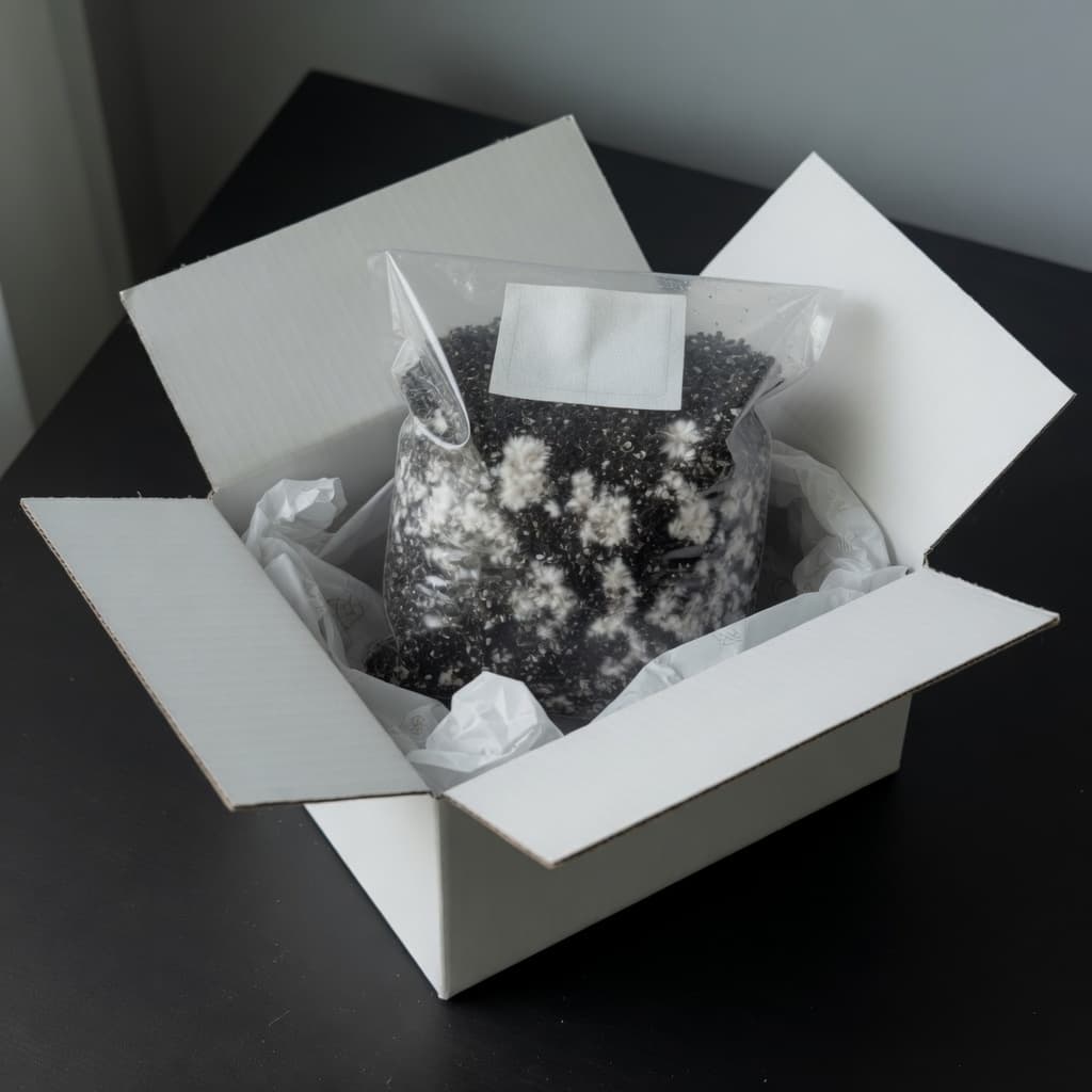 Tidal Wave — otwarty kit, biały mailer i worek