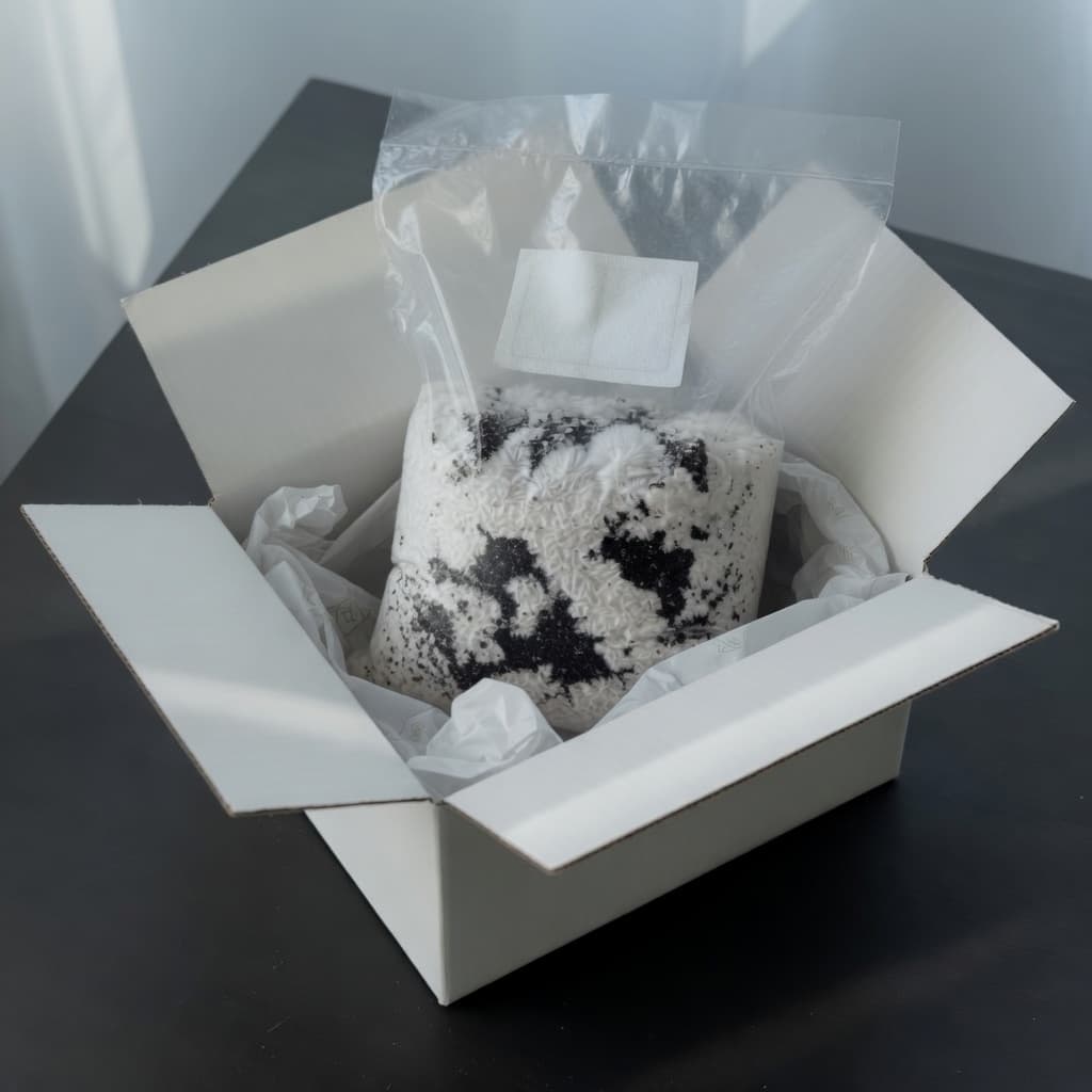 Yeti — otwarty kit, biały mailer i worek